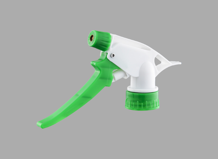 KR-1301 Pulverizador de gatilho de cor manual com fecho de plástico estriado de reputação sólida e exclusivo