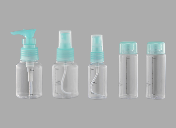 Frasco cosmético para conjunto de viagem PET KR-6052