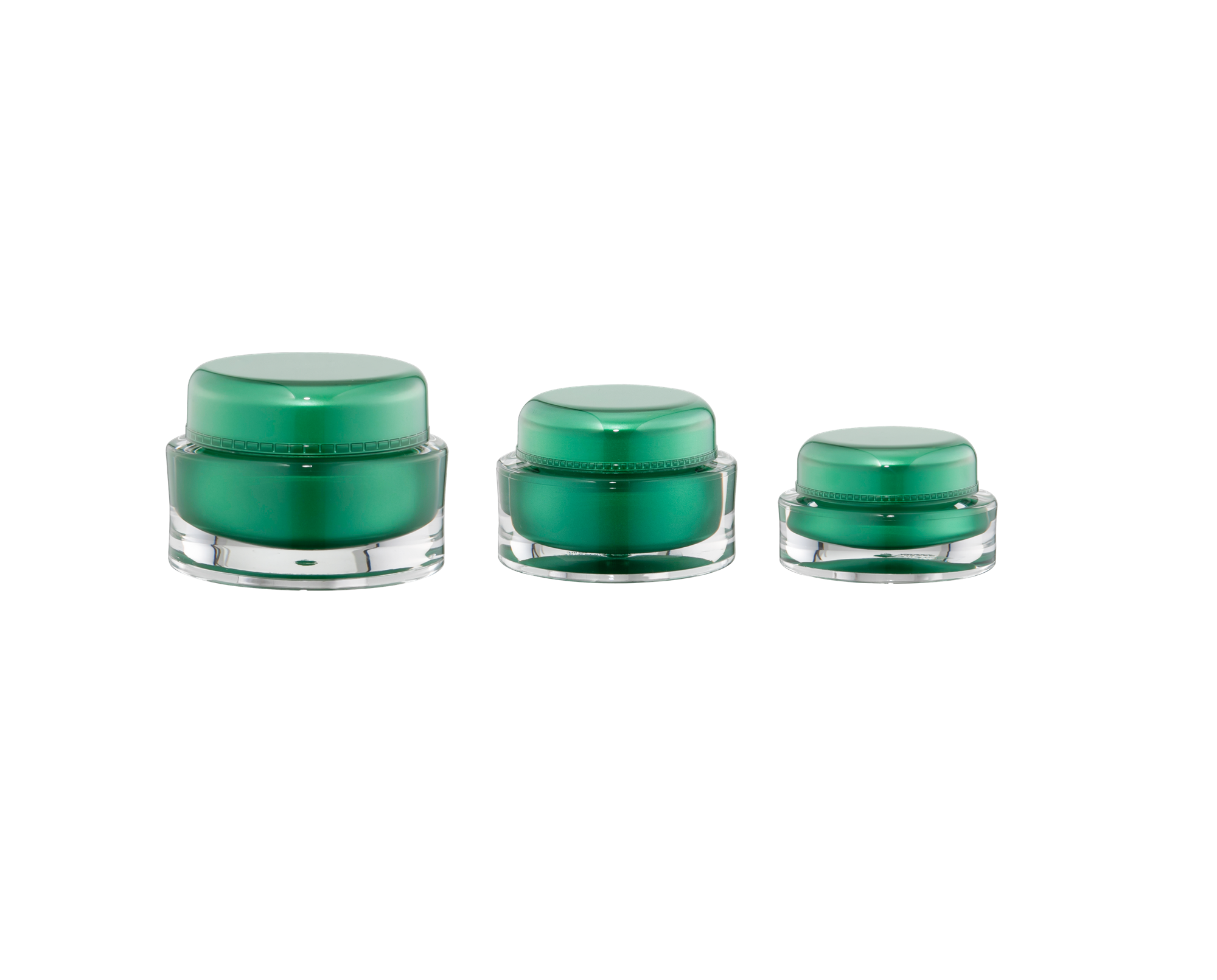 KR-4013 Pote de creme facial luxuoso frasco e frasco de acrílico para cosméticos Cuidados pessoais com a pele 15g 30g 50g